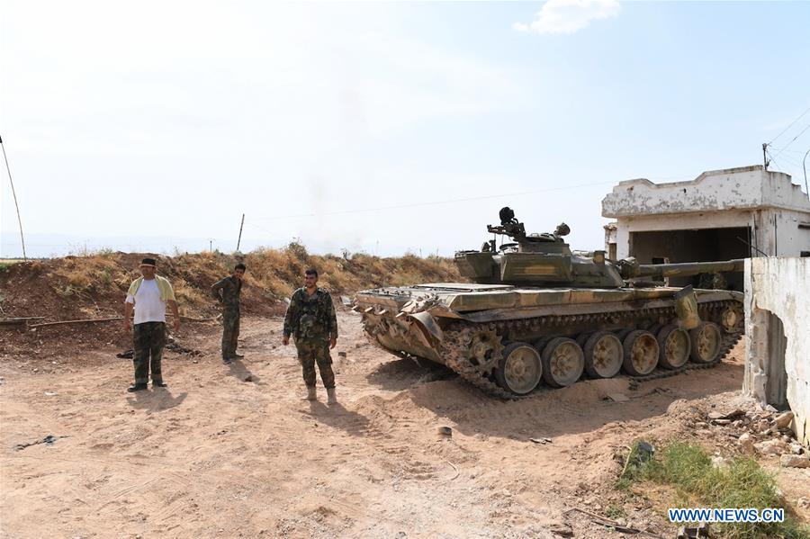 SYRIA-HAMA-ARMY-REBEL-HELD AREAS-CONTROL-REGAINING
