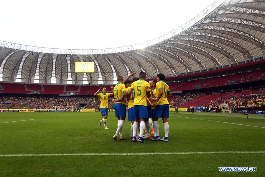 (SP)BRAZIL-PORTO ALEGRE-SOCCER-FRIENDLY MATCH-BRAZIL VS HONDURAS