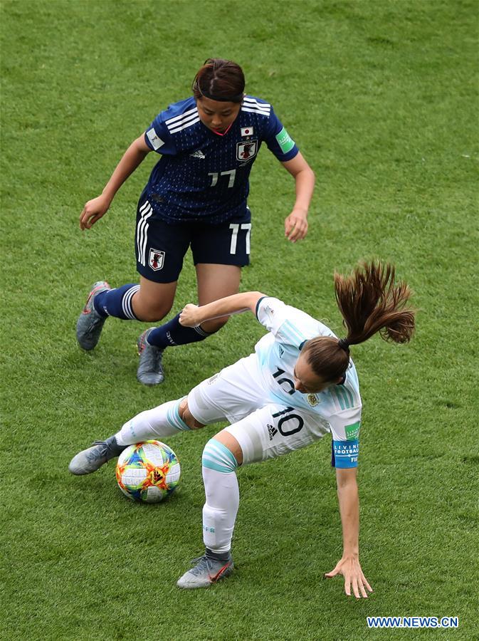(SP)FRANCE-PARIS-2019 FIFA WOMEN'S WORLD CUP-GROUP D-ARG VS JPN