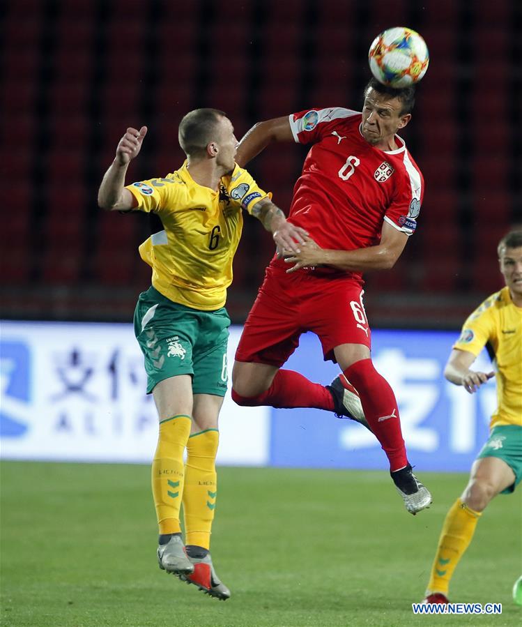(SP)SERBIA-BELGRADE-SOCCER-UEFA EURO 2020 QUALIFYING MATCH-SERBIA VS LITHUANIA
