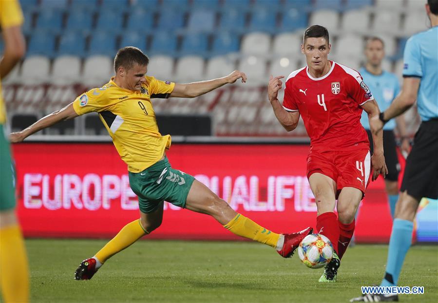 (SP)SERBIA-BELGRADE-SOCCER-UEFA EURO 2020 QUALIFYING MATCH-SERBIA VS LITHUANIA