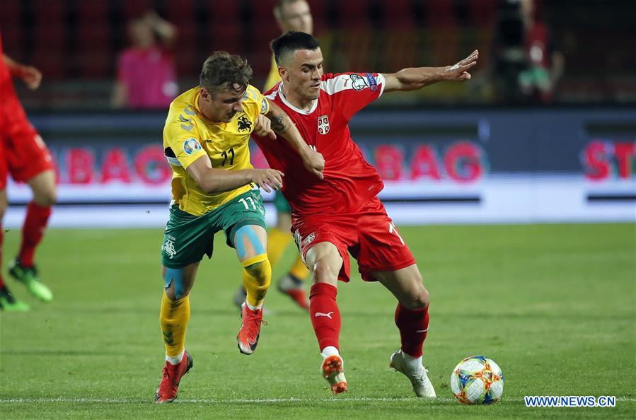 (SP)SERBIA-BELGRADE-SOCCER-UEFA EURO 2020 QUALIFYING MATCH-SERBIA VS LITHUANIA