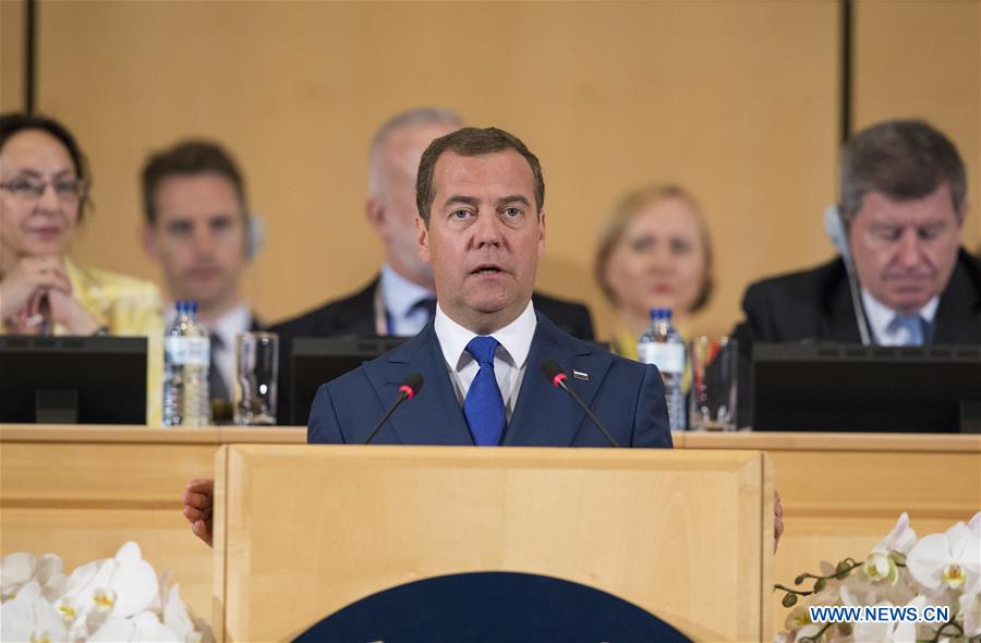 SWITZERLAND-GENEVA-ILO-CENTENARY SESSION-MEDVEDEV