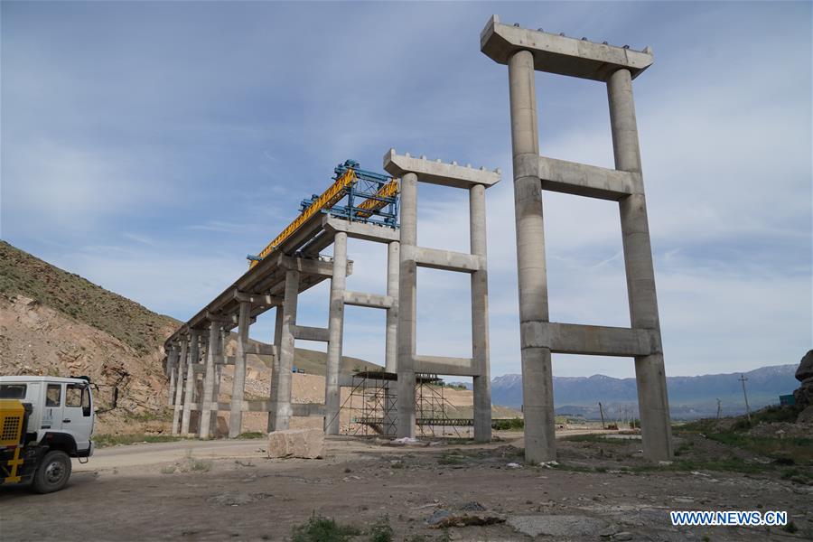 KYRGYZSTAN-JALAL-ABAD-CHINA-CONSTRUCTION-ROAD
