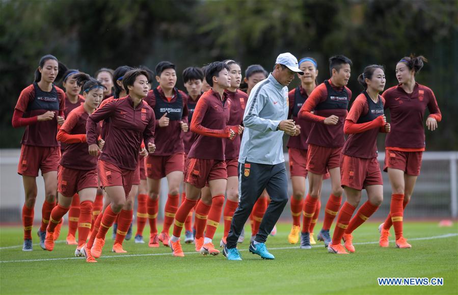 (SP)FRANCE-PARIS-2019 FIFA WOMEN'S WORLD CUP-GROUP B-CHINA-TRAINING SESSION