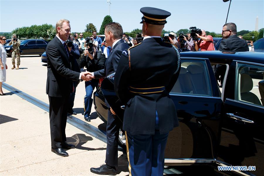 U.S.-ARLINGTON-PENTAGON-SHANAHAN-POLAND-DM-MEETING