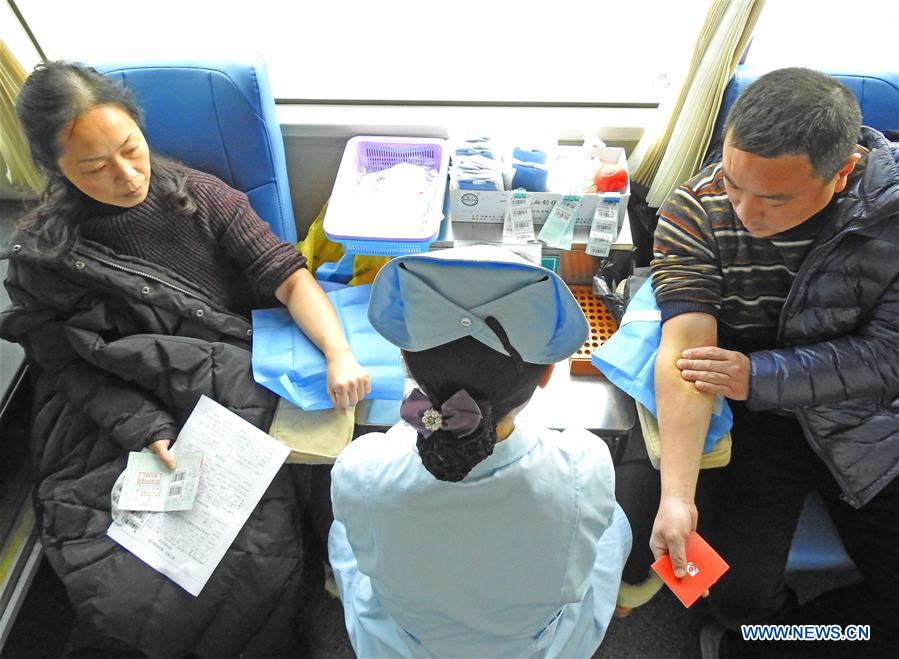 CHINA-VOLUNTARY BLOOD DONATION-INCREASE (CN)