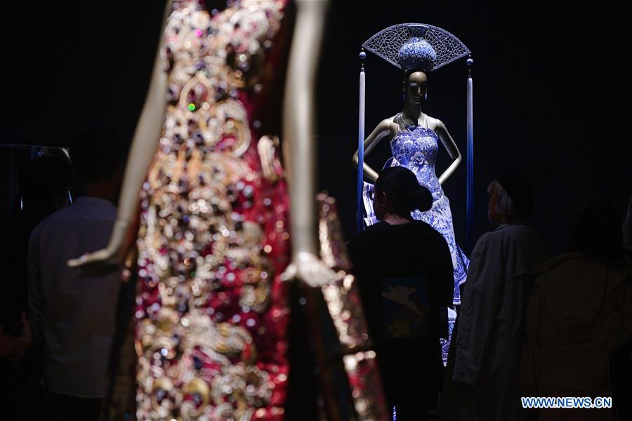 SINGAPORE-CHINESE ART AND COUTURE-EXHIBITION-MEDIA PREVIEW