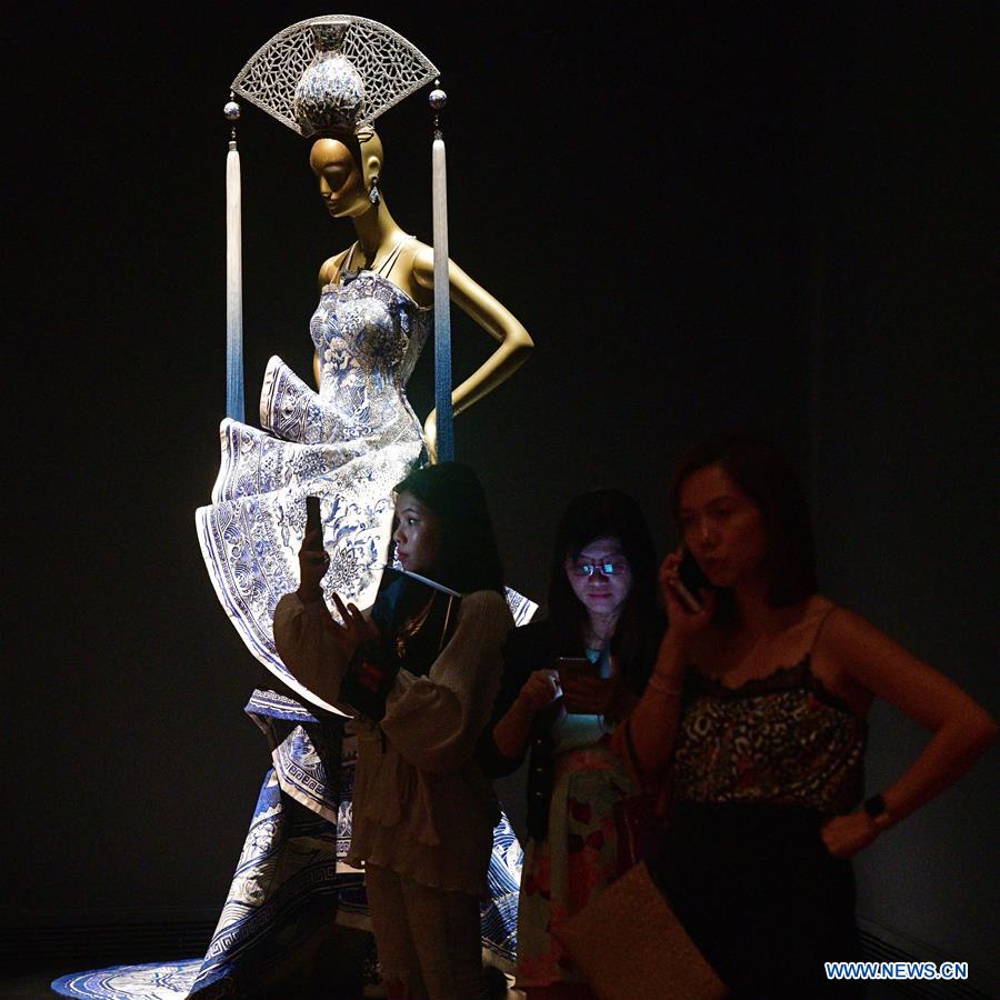 SINGAPORE-CHINESE ART AND COUTURE-EXHIBITION-MEDIA PREVIEW