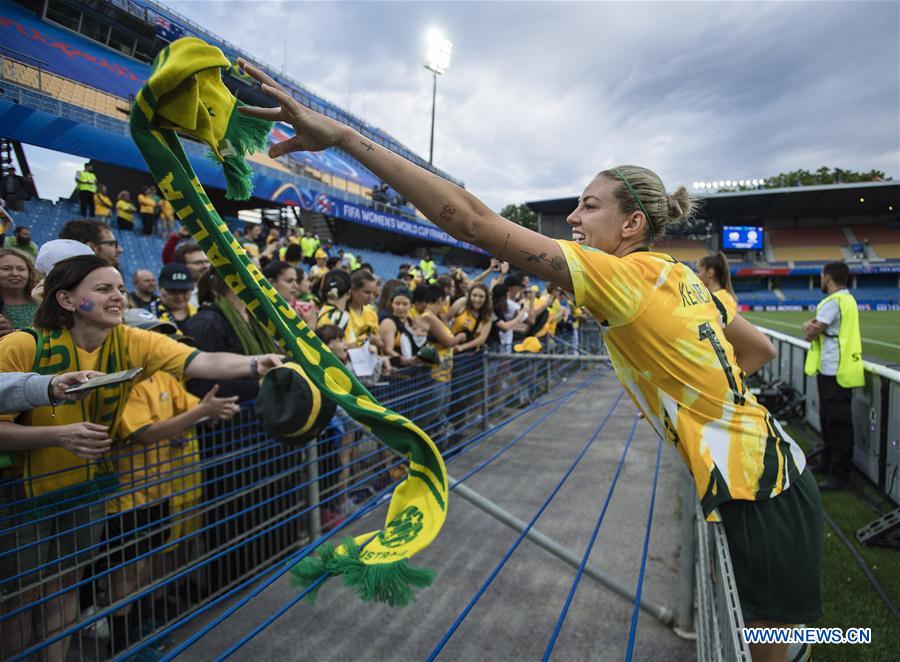 (SP)FRANCE-MONTPELLIER-2019 FIFA WOMEN'S WORLD CUP-GROUP C-BRAZIL VS AUSTRALIA
