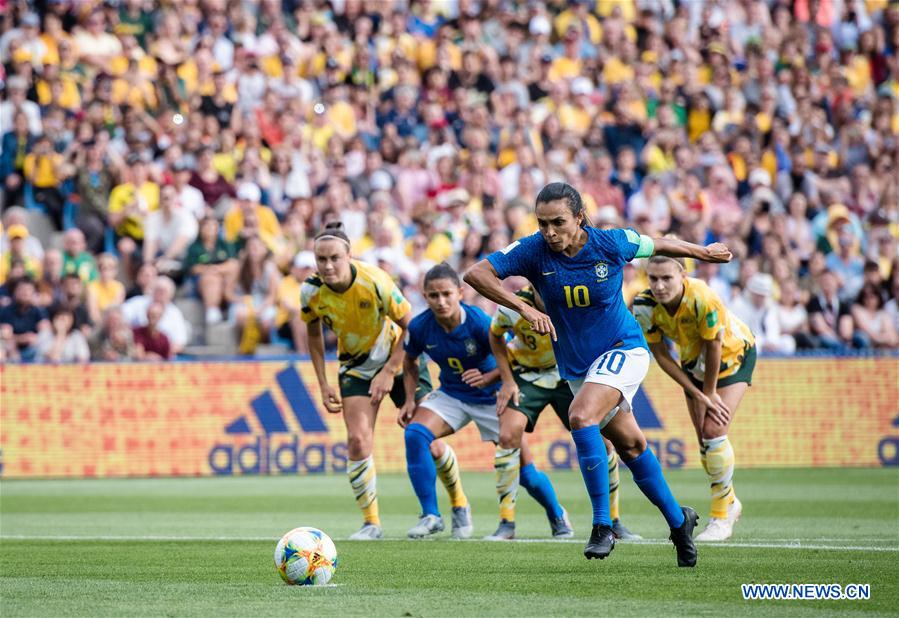(SP)FRANCE-MONTPELLIER-2019 FIFA WOMEN'S WORLD CUP-GROUP C-BRAZIL VS AUSTRALIA