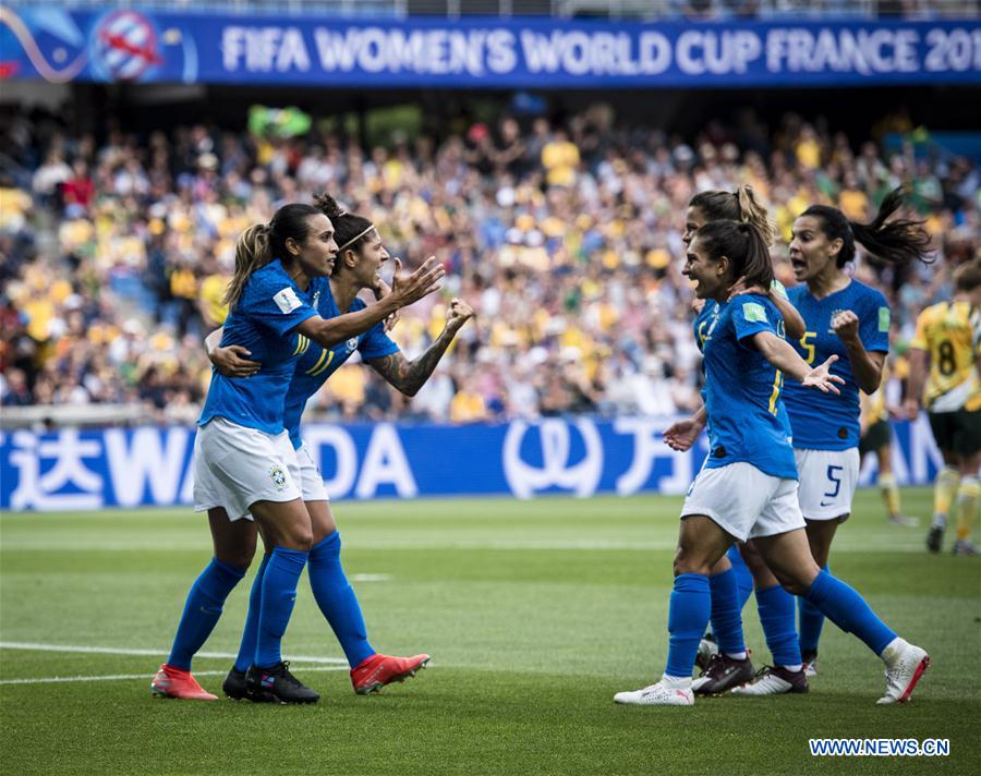 (SP)FRANCE-MONTPELLIER-2019 FIFA WOMEN'S WORLD CUP-GROUP C-BRAZIL VS AUSTRALIA