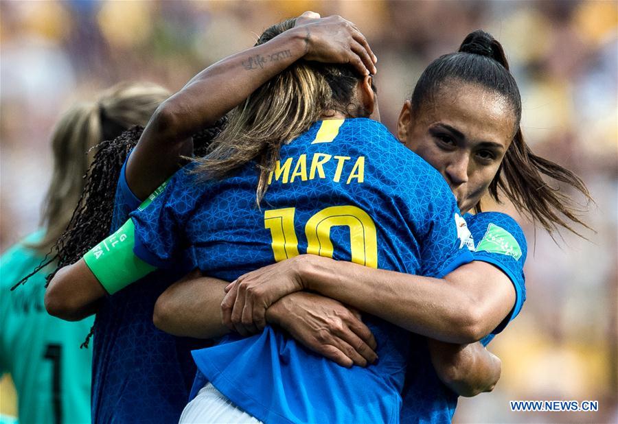 (SP)FRANCE-MONTPELLIER-2019 FIFA WOMEN'S WORLD CUP-GROUP C-BRAZIL VS AUSTRALIA