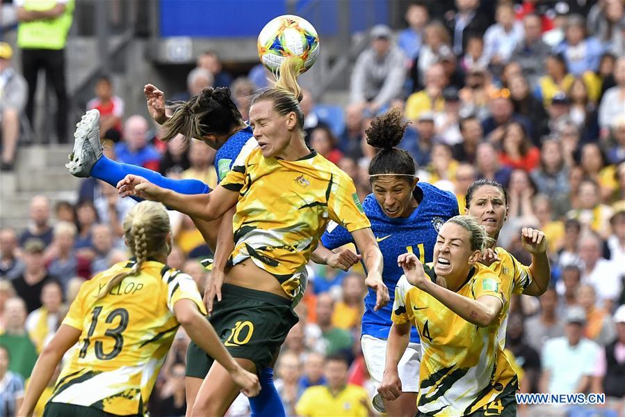(SP)FRANCE-MONTPELLIER-2019 FIFA WOMEN'S WORLD CUP-GROUP C-BRAZIL VS AUSTRALIA