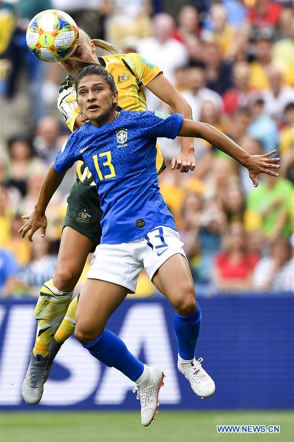 (SP)FRANCE-MONTPELLIER-2019 FIFA WOMEN'S WORLD CUP-GROUP C-BRAZIL VS AUSTRALIA