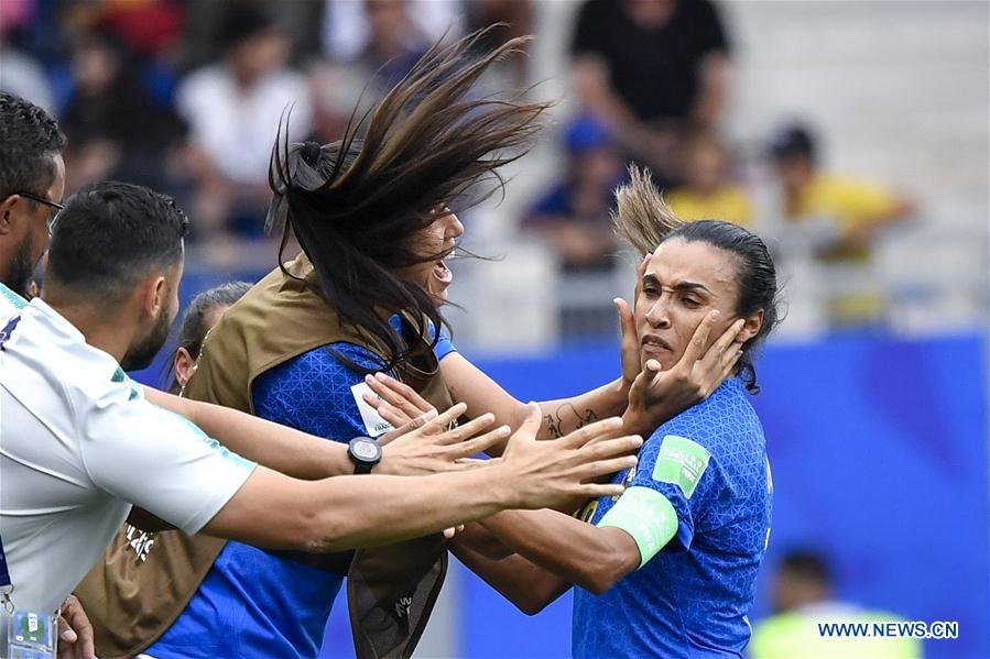 (SP)FRANCE-MONTPELLIER-2019 FIFA WOMEN'S WORLD CUP-GROUP C-BRAZIL VS AUSTRALIA