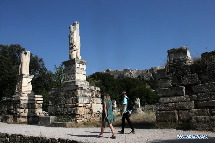 GREECE-ATHENS-TOURIST-ARCHAEOLOGICAL SITE