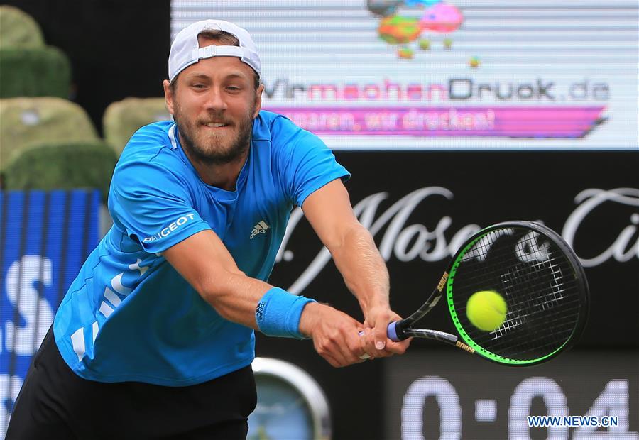 (SP)GERMANY-STUTTGART-TENNIS-MERCEDES CUP-QUARTERFINALS-JAN-LENNARD STRUFF VS LUCAS POUILLE