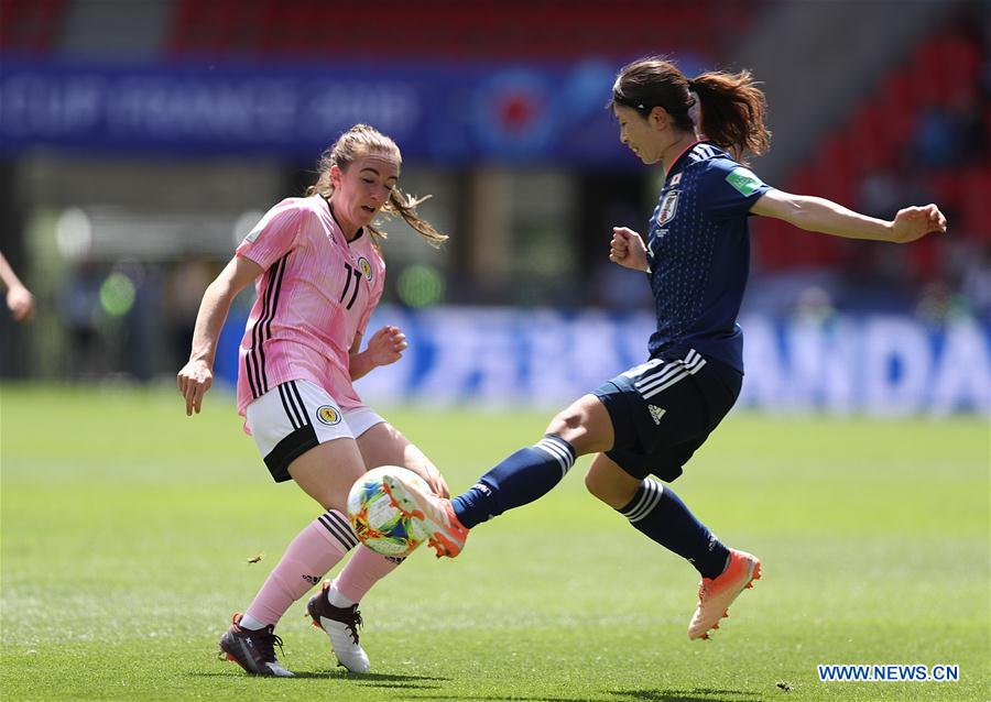 (SP)FRANCE-RENNES-2019 FIFA WOMEN'S WORLD CUP-GROUP D-JPN VS SCO