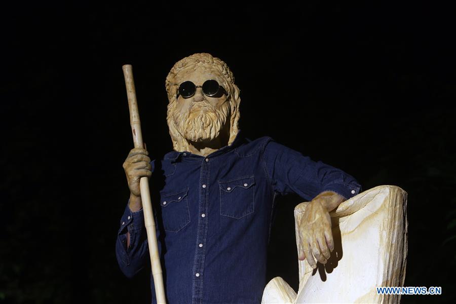 ROMANIA-BUCHAREST-LIVING STATUES FESTIVAL