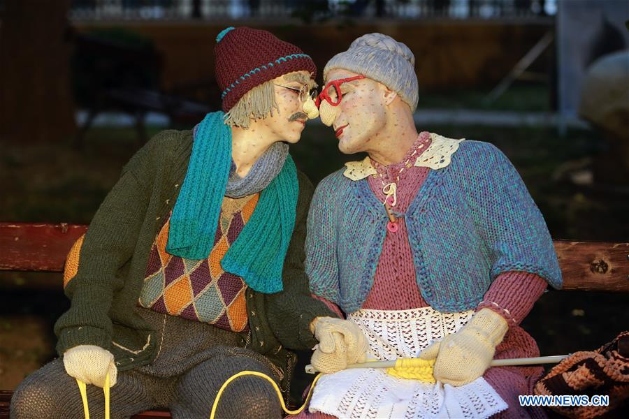 ROMANIA-BUCHAREST-LIVING STATUES FESTIVAL