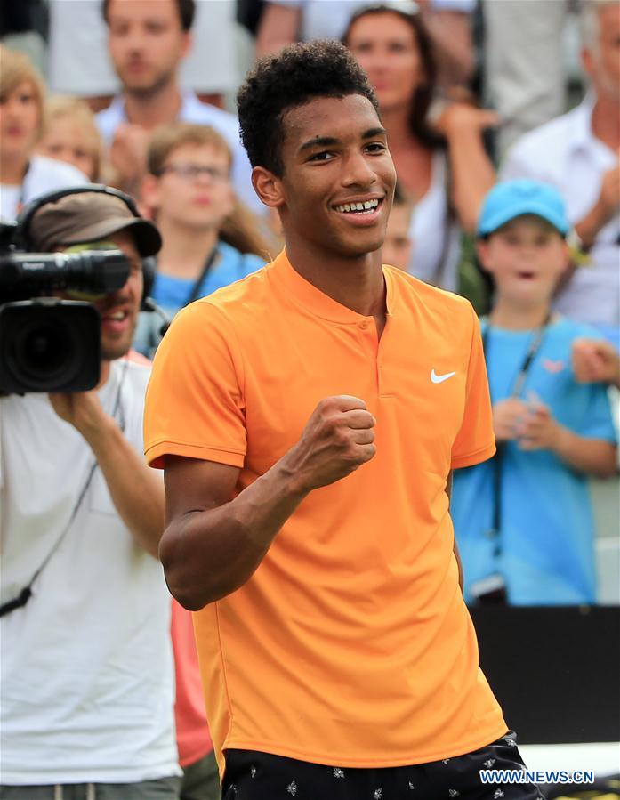 (SP)GERMANY-STUTTGART-TENNIS-MERCEDES CUP-BROWN VS AUGER-ALIASSIME