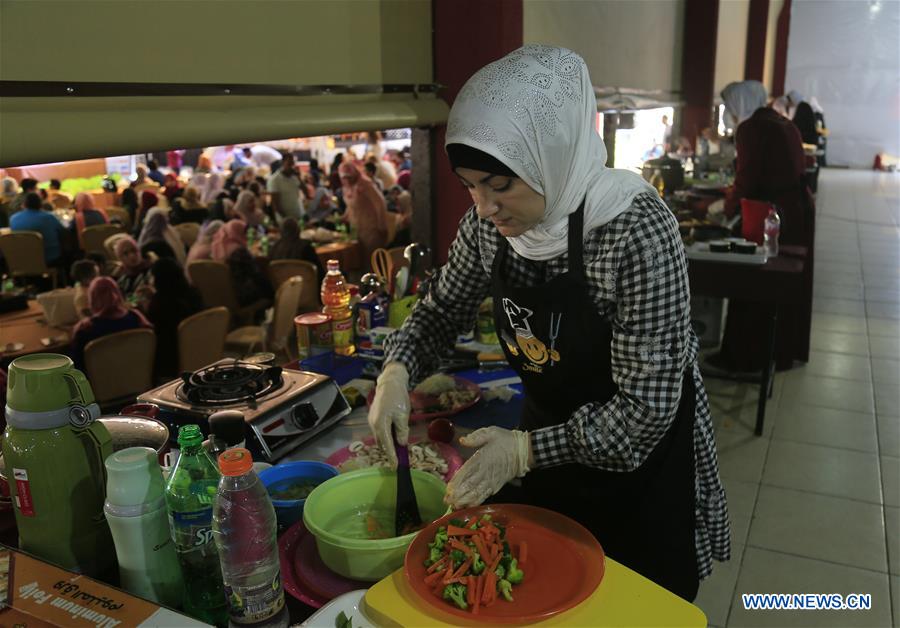 MIDEAST-GAZA-COOKING-COMPETITION