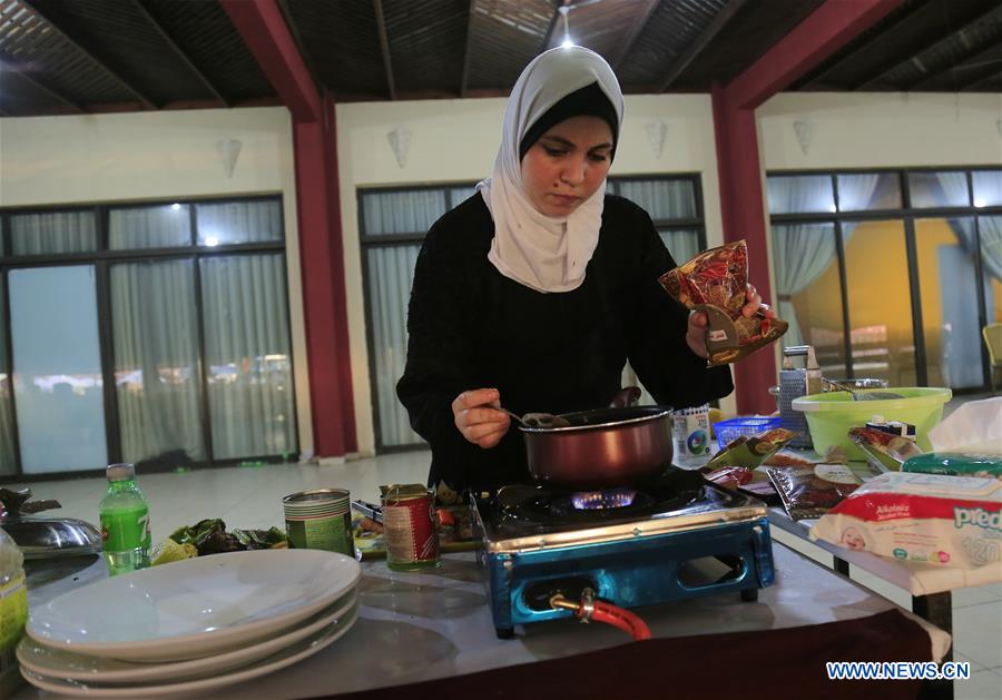 MIDEAST-GAZA-COOKING-COMPETITION