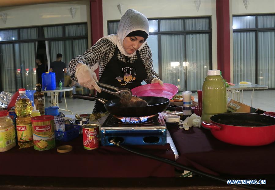 MIDEAST-GAZA-COOKING-COMPETITION