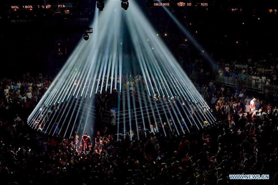 (SP)LATVIA-RIGA-BOXING-CRUISERWEIGHT-SEMIFINAL