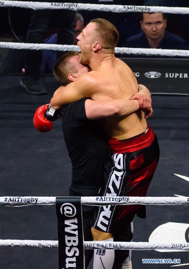 (SP)LATVIA-RIGA-BOXING-CRUISERWEIGHT-SEMIFINAL