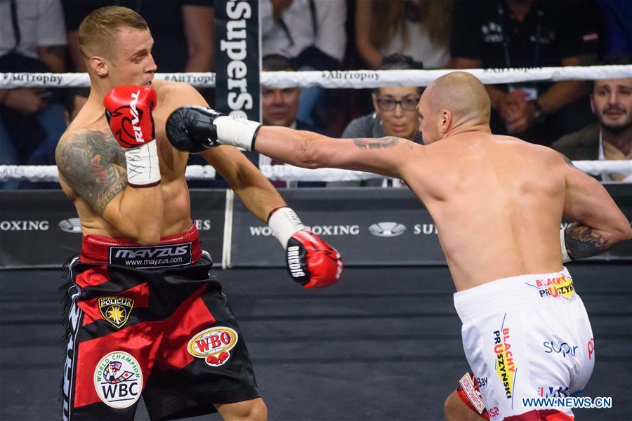 (SP)LATVIA-RIGA-BOXING-CRUISERWEIGHT-SEMIFINAL