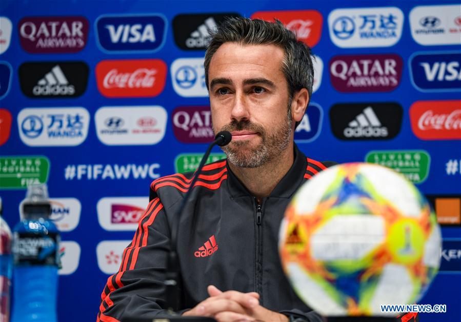 (SP)FRANCE-LE HAVRE-2019 FIFA WOMEN'S WORLD CUP-GROUP B-ESP-OFFICIAL PRESS CONFERENCE