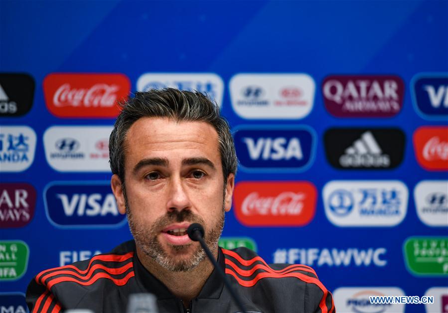 (SP)FRANCE-LE HAVRE-2019 FIFA WOMEN'S WORLD CUP-GROUP B-ESP-OFFICIAL PRESS CONFERENCE