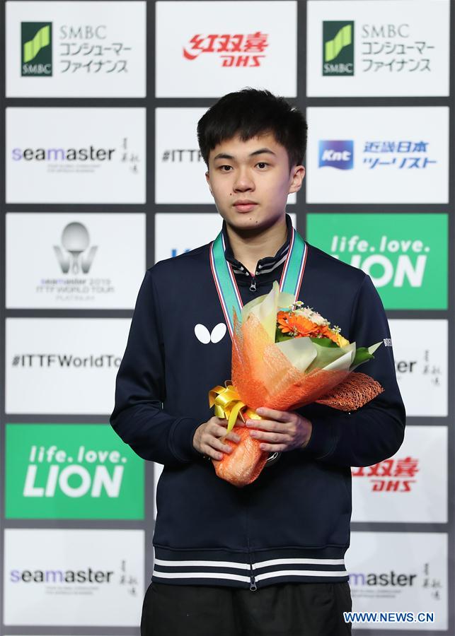 (SP)JAPAN-SAPPORO-TABLE TENNIS-ITTF JAPAN OPEN-MEN'S SINGLES-FINAL