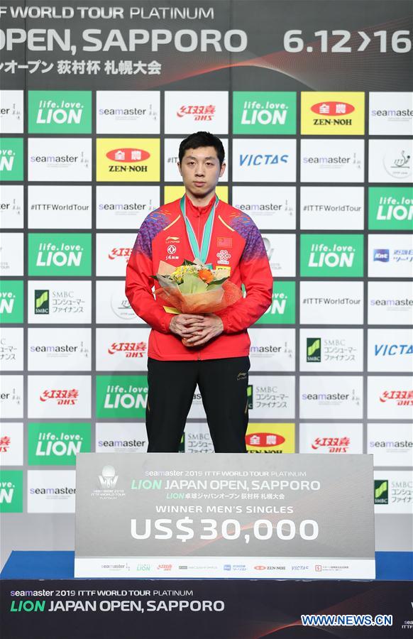 (SP)JAPAN-SAPPORO-TABLE TENNIS-ITTF JAPAN OPEN-MEN'S SINGLES-FINAL