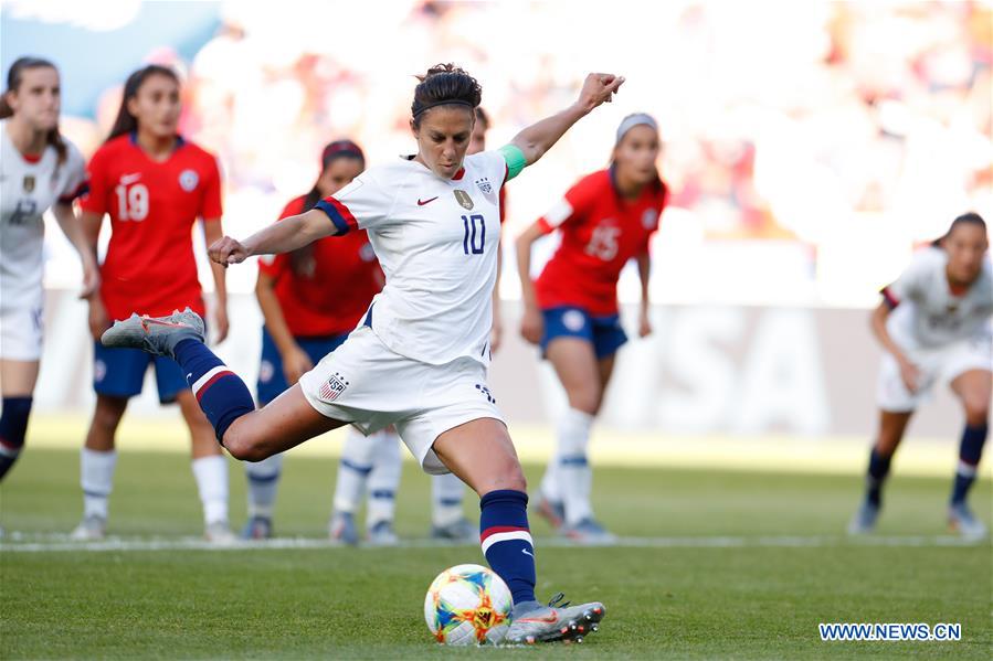 (SP)FRANCE-PARIS-FIFA WOMEN'S WORLD CUP-GROUP F-USA-CHILE