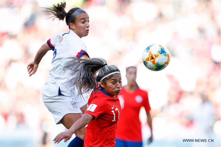(SP)FRANCE-PARIS-FIFA WOMEN'S WORLD CUP-GROUP F-USA-CHILE