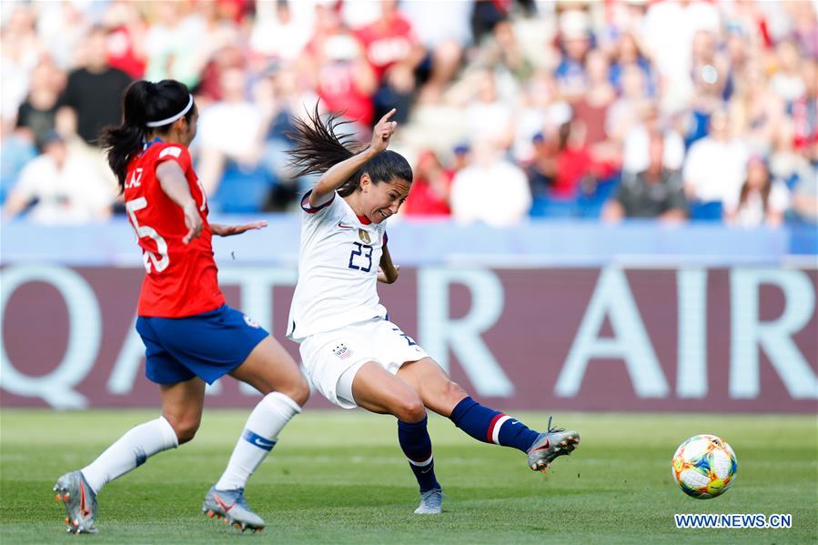 (SP)FRANCE-PARIS-FIFA WOMEN'S WORLD CUP-GROUP F-USA-CHILE