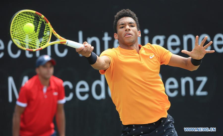 (SP)GERMANY-STUTTGART-TENNIS-MERCEDES CUP-FINAL-FELIX AUGER-ALIASSIME VS MATTEO BERRETTINI