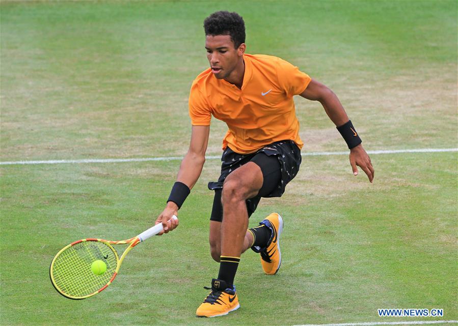 (SP)GERMANY-STUTTGART-TENNIS-MERCEDES CUP-FINAL-FELIX AUGER-ALIASSIME VS MATTEO BERRETTINI