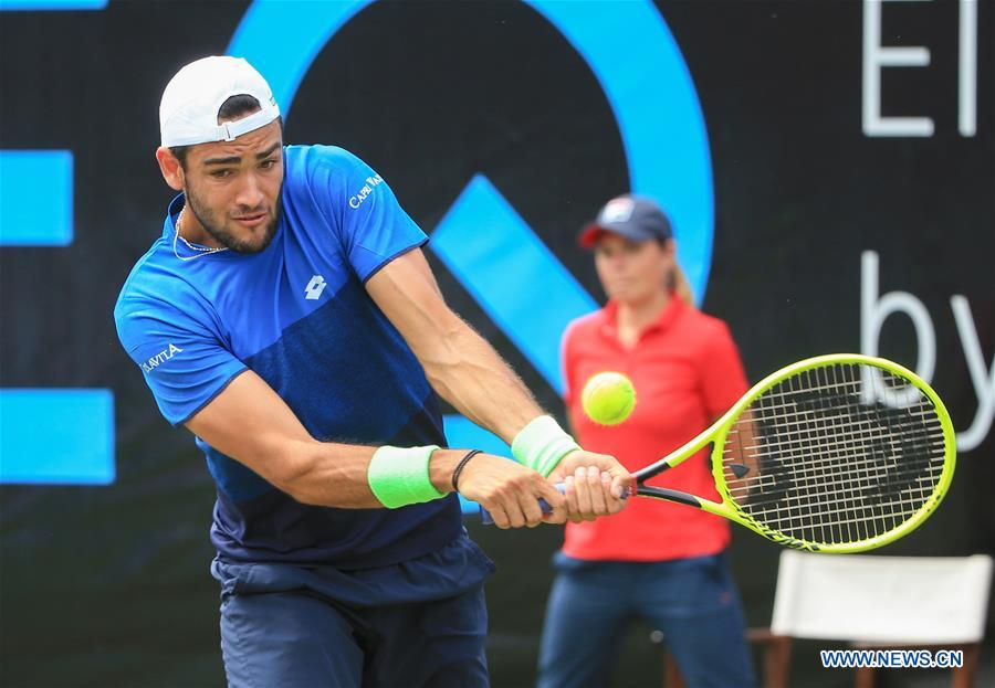 (SP)GERMANY-STUTTGART-TENNIS-MERCEDES CUP-FINAL-FELIX AUGER-ALIASSIME VS MATTEO BERRETTINI