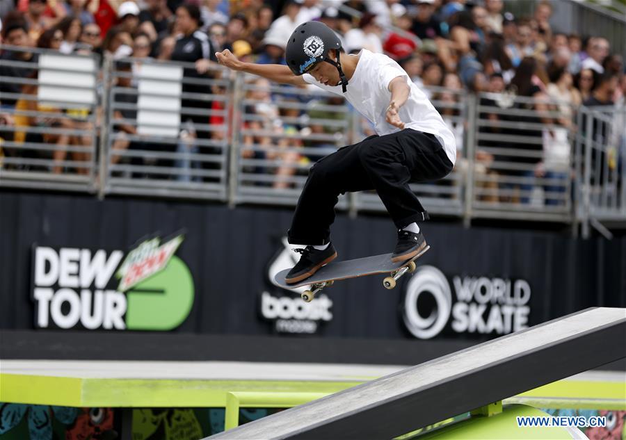 (SP)U.S.-LOS ANGELES-SKATEBOARD-DEW TOUR