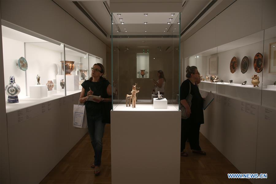 GREECE-ATHENS-MUSEUM OF CYCLADIC ART-PICASSO-EXHIBITION