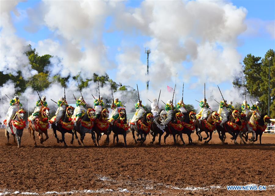 MOROCCO-RABAT-HORSE SHOW-FANTASIA