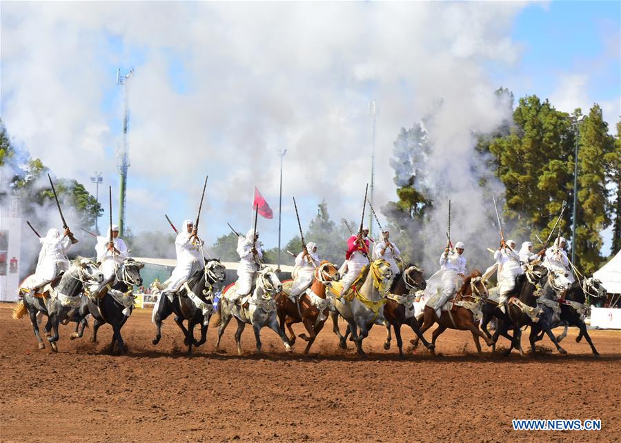 MOROCCO-RABAT-HORSE SHOW-FANTASIA
