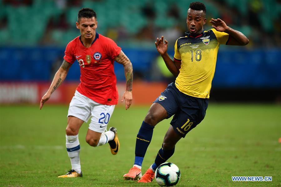 (SP)BRAZIL-SALVADOR-SOCCER-COPA AMERICA 2019-CHILE VS ECUADOR