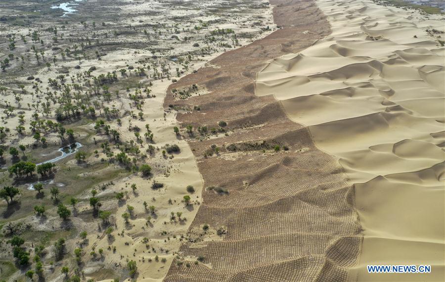 CHINA-XINJIANG-YULI-DESERT CONTROL (CN)