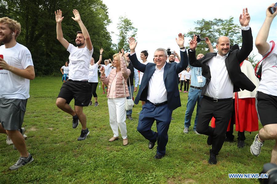 (SP)SWITZERLAND-LAUSANNE-OLYMPIC RUN