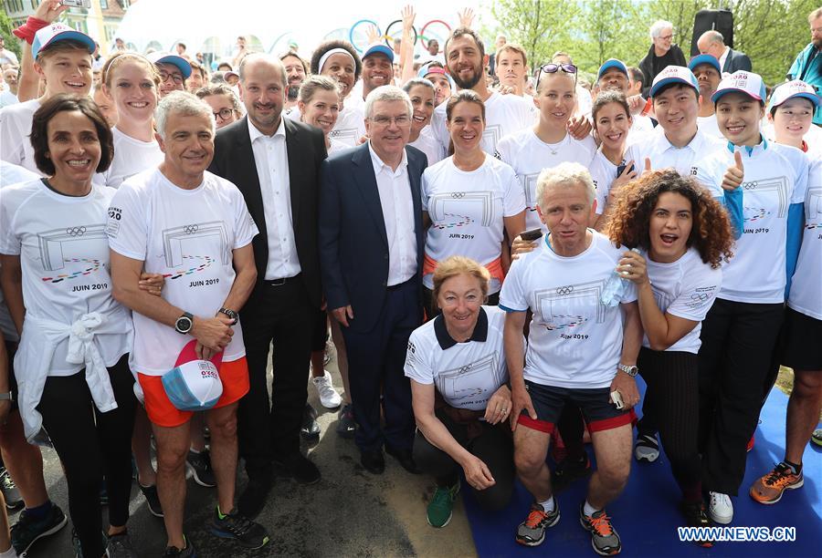 (SP)SWITZERLAND-LAUSANNE-OLYMPIC RUN